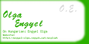 olga engyel business card